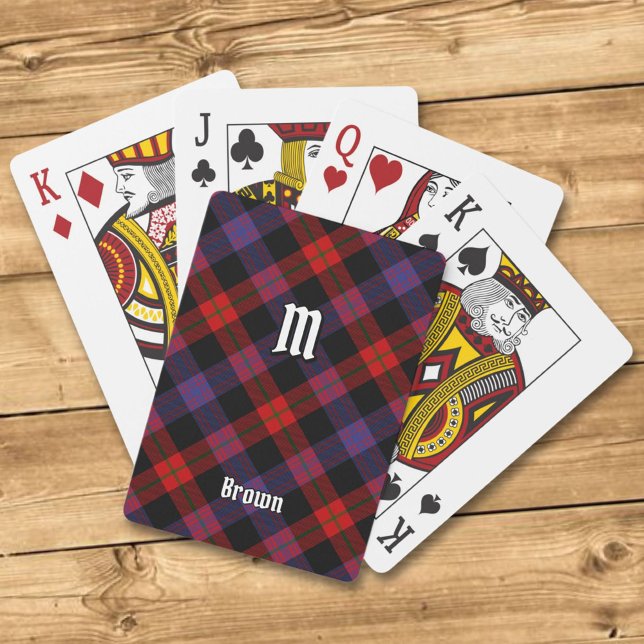 Baraja De Cartas Clan Brown Tartan (Subido por el creador)
