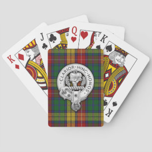 Baraja De Cartas Clan Buchanan Escudo y Tartán