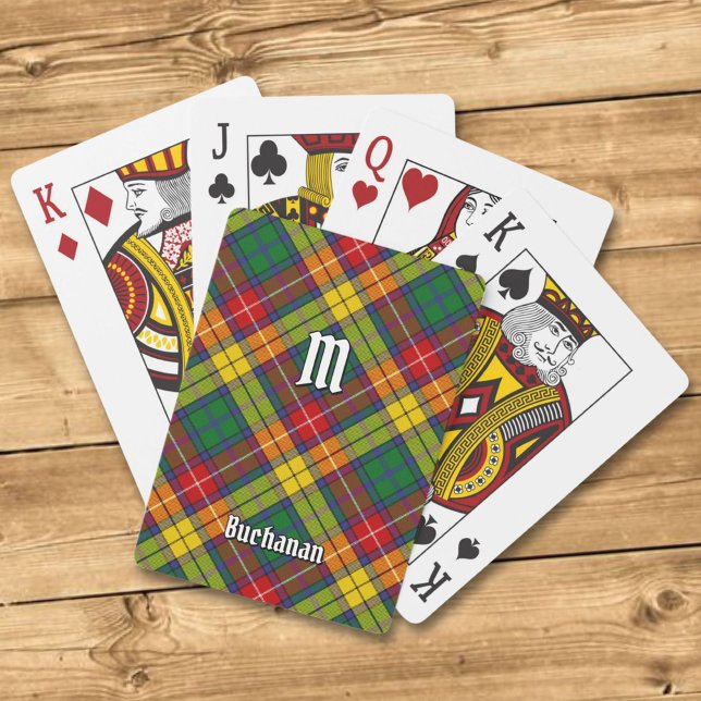 Baraja De Cartas Clan Buchanan Tartan (Subido por el creador)