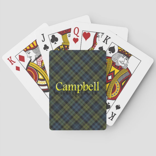 Baraja De Cartas Clan Campbell de Escocia (Reverso)