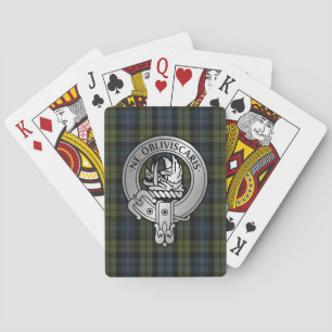 Baraja De Cartas Clan Campbell Escudo y Tartán