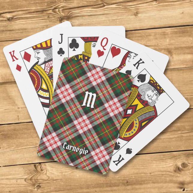 Baraja De Cartas Clan Carnegie Dress Tartan (Subido por el creador)
