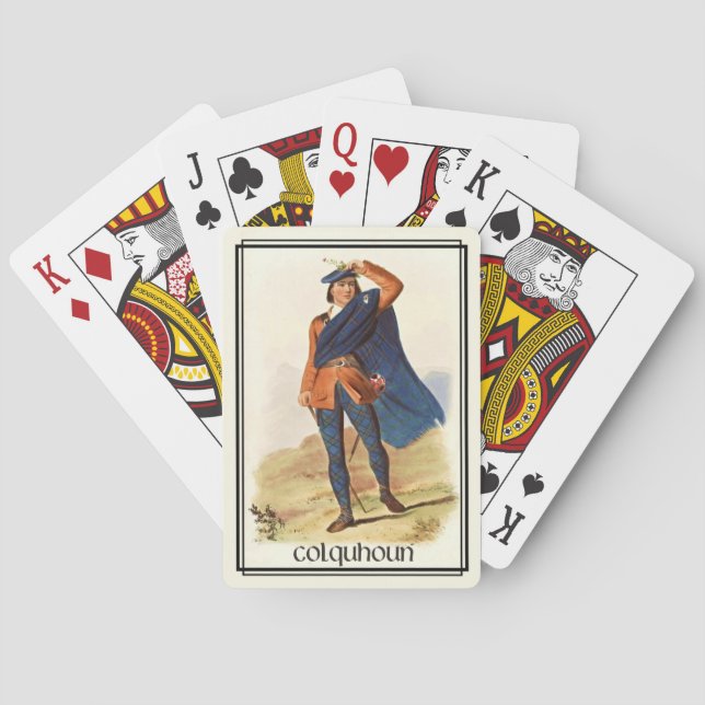 Baraja De Cartas Clan Colquhoun Classic Scotland (Reverso)