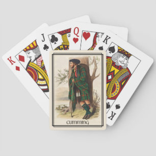 Baraja De Cartas Clan Cumming Clásico Escocia