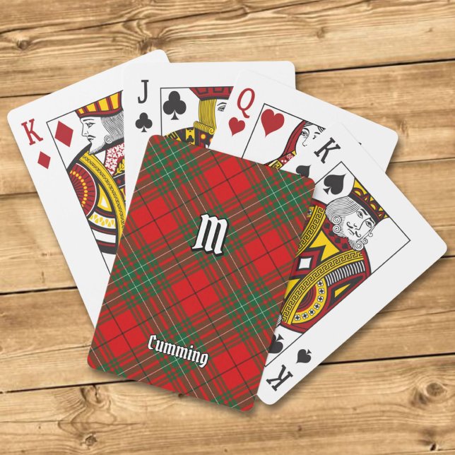 Baraja De Cartas Clan Cumming Tartan (Subido por el creador)
