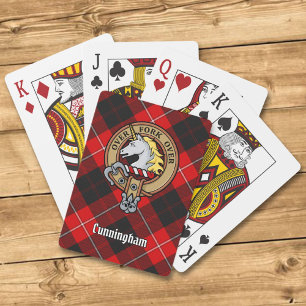 Baraja De Cartas Clan Cunningham Escudo por Tartán