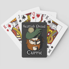 Baraja De Cartas Clan Currie Tartan Clansman de Escocia