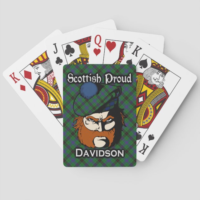 Baraja De Cartas Clan Davidson Tartán Deck (Reverso)