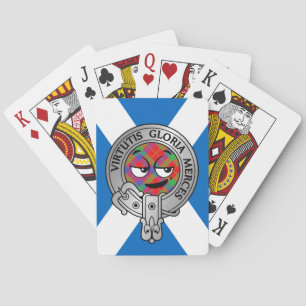 Baraja De Cartas Clan Donnachaidh Robertson Escudo y Tartan Bicyc