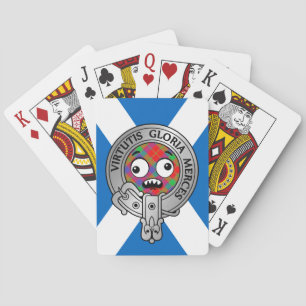 Baraja De Cartas Clan Donnachaidh Robertson Escudo y Tartan Bicyc