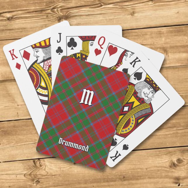 Baraja De Cartas Clan Drummond Tartan (Subido por el creador)