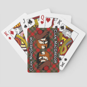 Baraja De Cartas Clan escocés MacGregor Tartan Deck