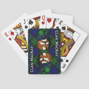 Baraja De Cartas Clan escocés MacKay Tartan Deck