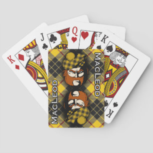 Baraja De Cartas Clan escocés MacLeod de Lewis Tartan Deck