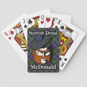 Baraja De Cartas Clan escocés McDonald Tartán