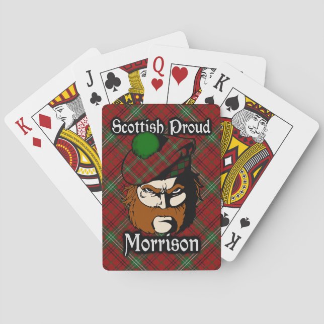 Baraja De Cartas Clan escocés Morrison Tartan Deck (Reverso)