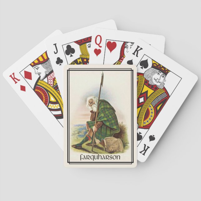 Baraja De Cartas Clan Farquharson Classic Scotland (Reverso)