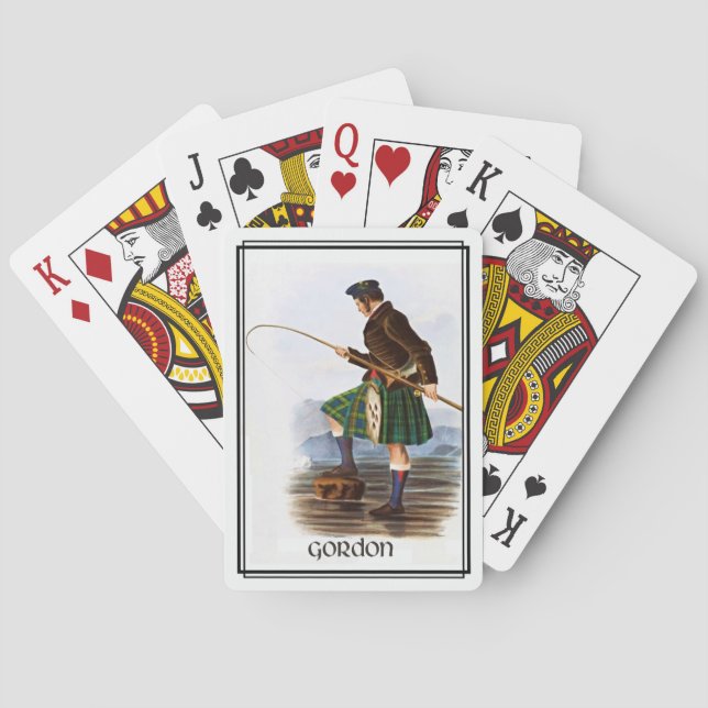 Baraja De Cartas Clan Gordon Classic Scotland (Reverso)