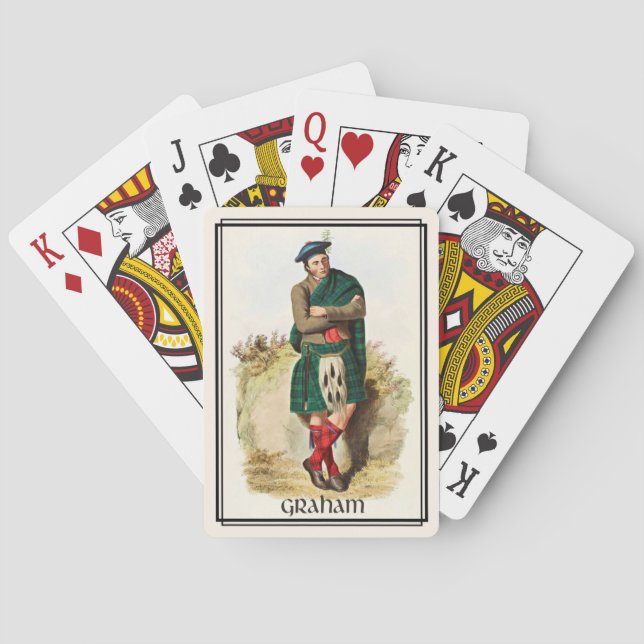 Baraja De Cartas Clan Graham Clásico Escocia (Reverso)
