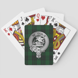 Baraja De Cartas Clan Graham Escudo y Tartan