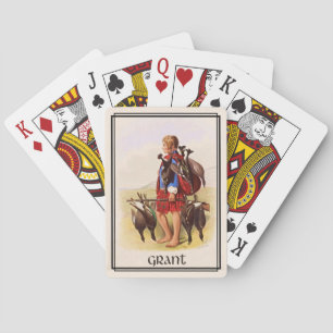 Baraja De Cartas Clan Grant Clásico Escocia