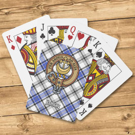 Baraja De Cartas Clan Hannay Escudo sobre Tartán