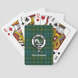 Baraja De Cartas Clan Kennedy Escudo Badge & Tartán