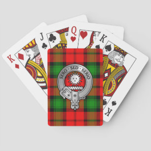 Baraja De Cartas Clan Kerr Escudo y Tartán