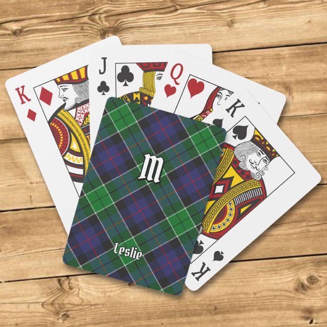 Baraja De Cartas Clan Leslie Hunting Tartán (Subido por el creador)
