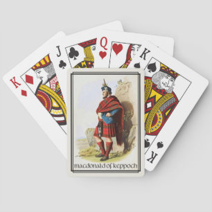 Baraja De Cartas Clan MacDonald de Keppoch Clásico Escocia
