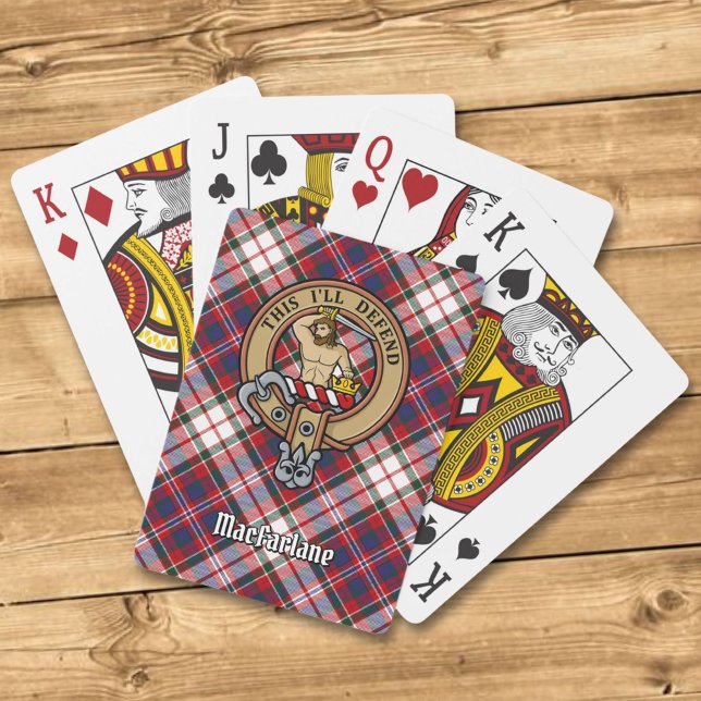 Baraja De Cartas Clan MacFarlane Escudo por Vestir Tartán (Subido por el creador)