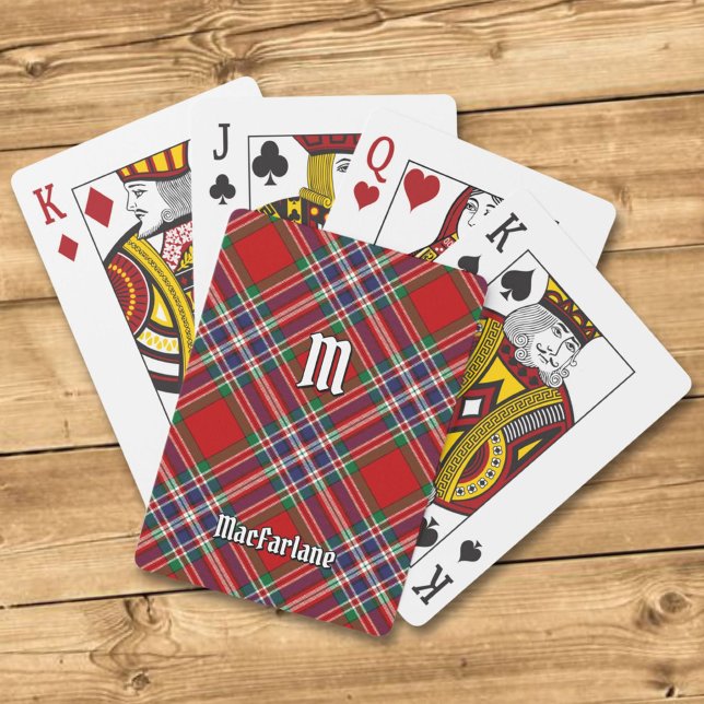Baraja De Cartas Clan MacFarlane Red Tartan (Subido por el creador)