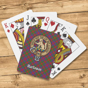 Baraja De Cartas Clan MacGowan Escudo sobre Tartán