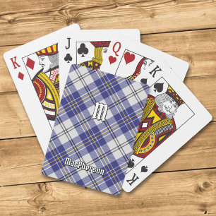 Baraja De Cartas Clan MacPherson Blue Dress Tartan