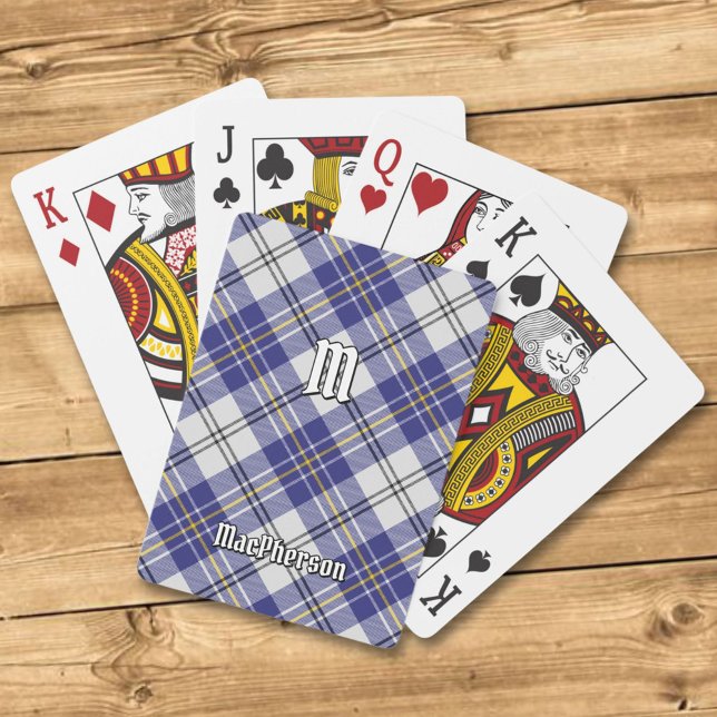 Baraja De Cartas Clan MacPherson Blue Dress Tartan (Subido por el creador)