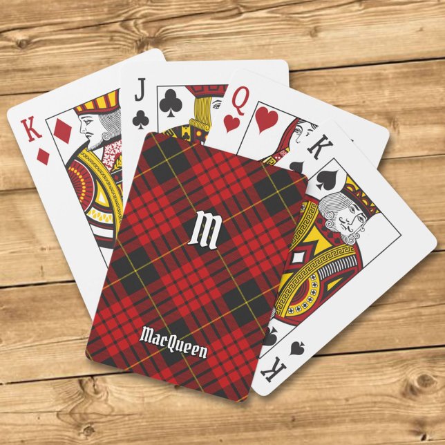Baraja De Cartas Clan MacQueen Tartan (Subido por el creador)