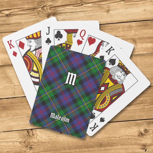 Baraja De Cartas Clan Malcolm Tartan (Subido por el creador)