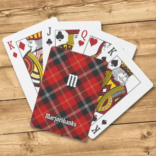 Baraja De Cartas Clan Marjoribanks Tartan