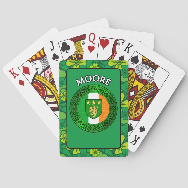 Baraja De Cartas Clan Moore irlandés (Reverso)