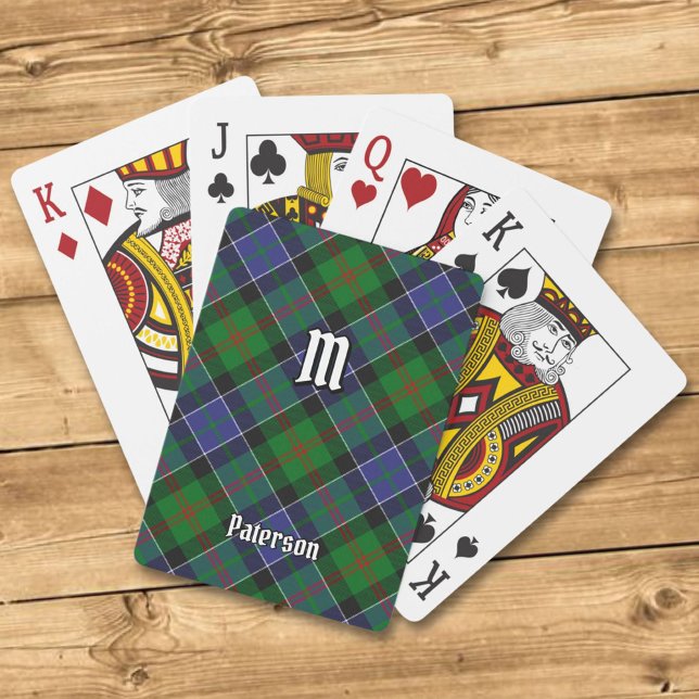 Baraja De Cartas Clan Paterson Tartan (Subido por el creador)