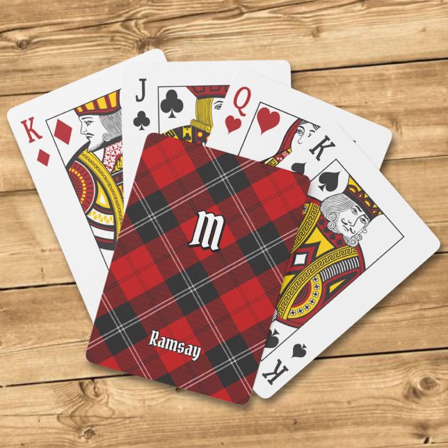 Baraja De Cartas Clan Ramsay Red Tartan (Subido por el creador)
