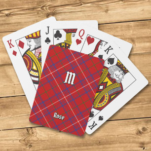 Baraja De Cartas Clan Rosa Tartan