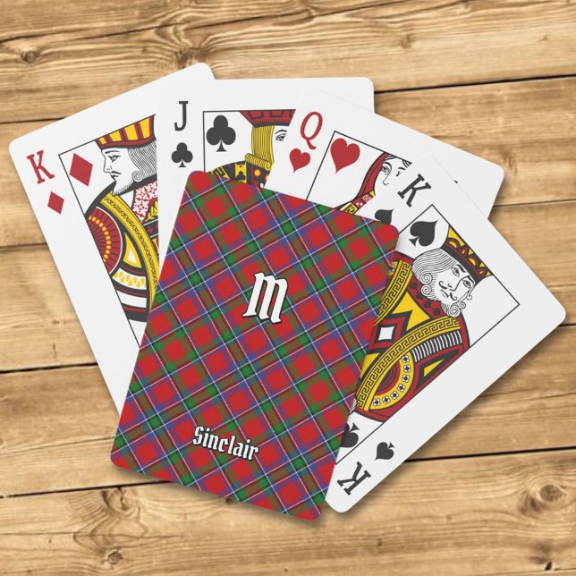 Baraja De Cartas Clan Sinclair Tartan (Subido por el creador)