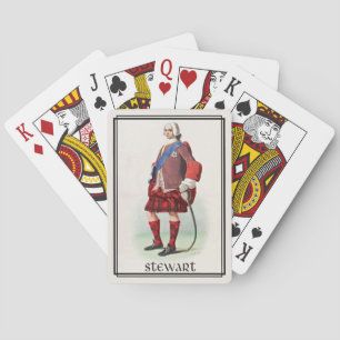 Baraja De Cartas Clan Stewart Classic Scotland Bicicleta Deck