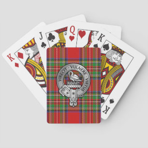 Baraja De Cartas Clan Stewart   Stuart Escudo y Tartán