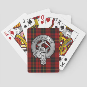 Baraja De Cartas Clan Wallace Escudo y Tartán