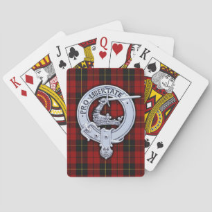 Baraja De Cartas Clan Wallace Escudo y Tartán