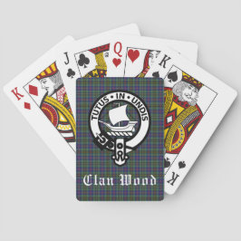 Baraja De Cartas Clan Wood Escudo y Tartán