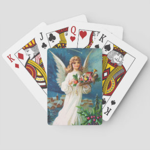 Baraja De Cartas Clapsaddle: Christmas Angel with Toys