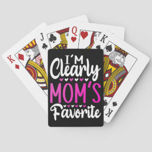 Baraja De Cartas Claramente soy el favorito de mamá